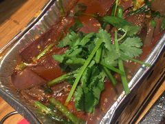 锡纸鸭血-路边摊小炉子烧烤