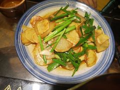 韭菜炒土豆-侯家庄阿才有品私房菜馆