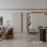 112平精装房变形记“法式现代的小时光”