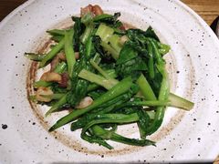 生炒广东菜心-潮粥荟·潮汕砂锅粥(朝阳大悦城店)