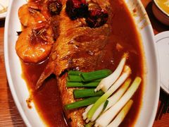 葱烧深海黄鱼-渔家风味·鲅鱼水饺·央视展播·海鲜天津菜(开发区店)