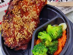 芝麻满满脆皮大鸡腿饭-肯德基(平江新城店)