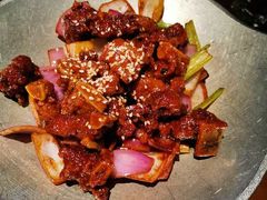 蒜香蜜汁排骨-绿茶餐厅(光谷世界城步行街店)