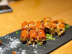 烧汁金菇卷-朵朵开素食餐厅(后宰门街店)