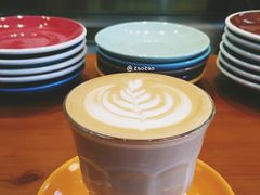 原味拿铁咖啡-Be Lived Cafe比例咖啡(摩天轮店)
