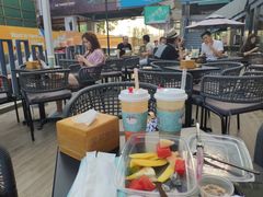 露天位-野萃山·潮汕厚果汁(十亩地店)