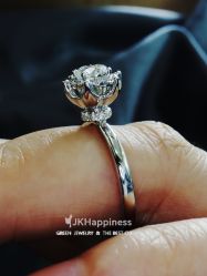 -JKHappiness培育钻石钻戒婚戒定制(天河国贸店)