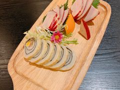 清酒鹅肝配鳗鱼卷-柒园·三十年创意杭帮菜(龙湖滨江天街店)