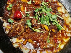 风味蝶鱼头-将相和·海鲜蒸饺大连菜