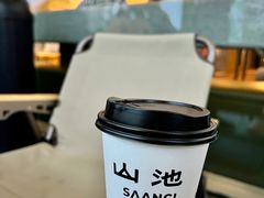 热拿铁-SAANCI山池咖啡(海上世界文化艺术中心店)