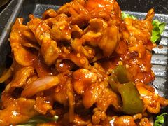 辣椒酱炒五花肉-冰川延边料理·炭烤串(原小木屋店)