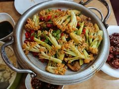 干锅有机菜花-力力豆花庄(广渠门店)