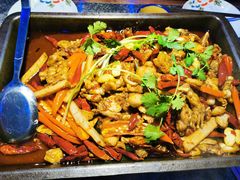 姜辣味碳烤平锅牛蛙-蛙来哒(诚丰广场店)