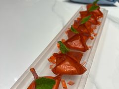 果丹皮卷奶油山药-金手鼓·新疆菜(南京店)