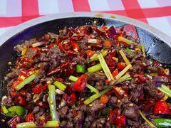 小炒牛肉-饶品富牛魔王辣味烧菜馆(船山路总店)