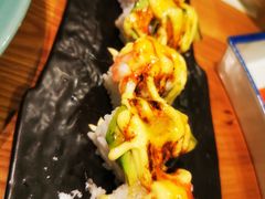 焦糖鲜虾牛油果寿司-天正河鲀·河豚亭(大连店)