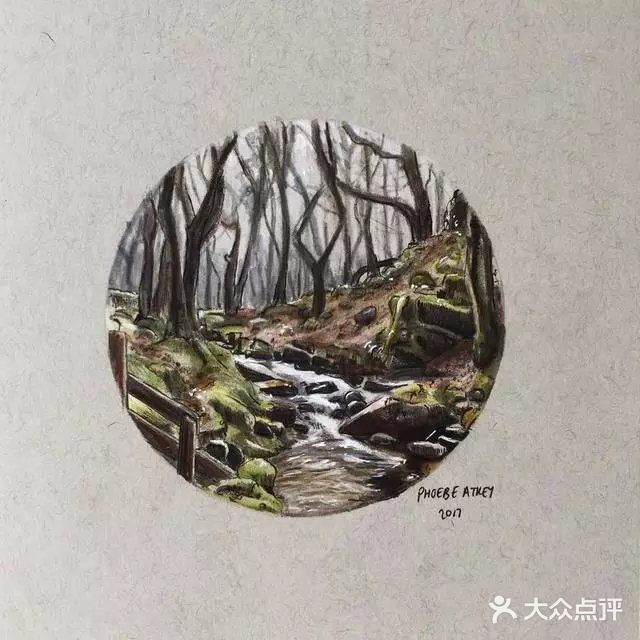 没想到彩铅画风景也能有这样效果!