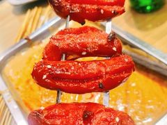 烤香肠-秦君宝手擀菠菜面(金花路店)