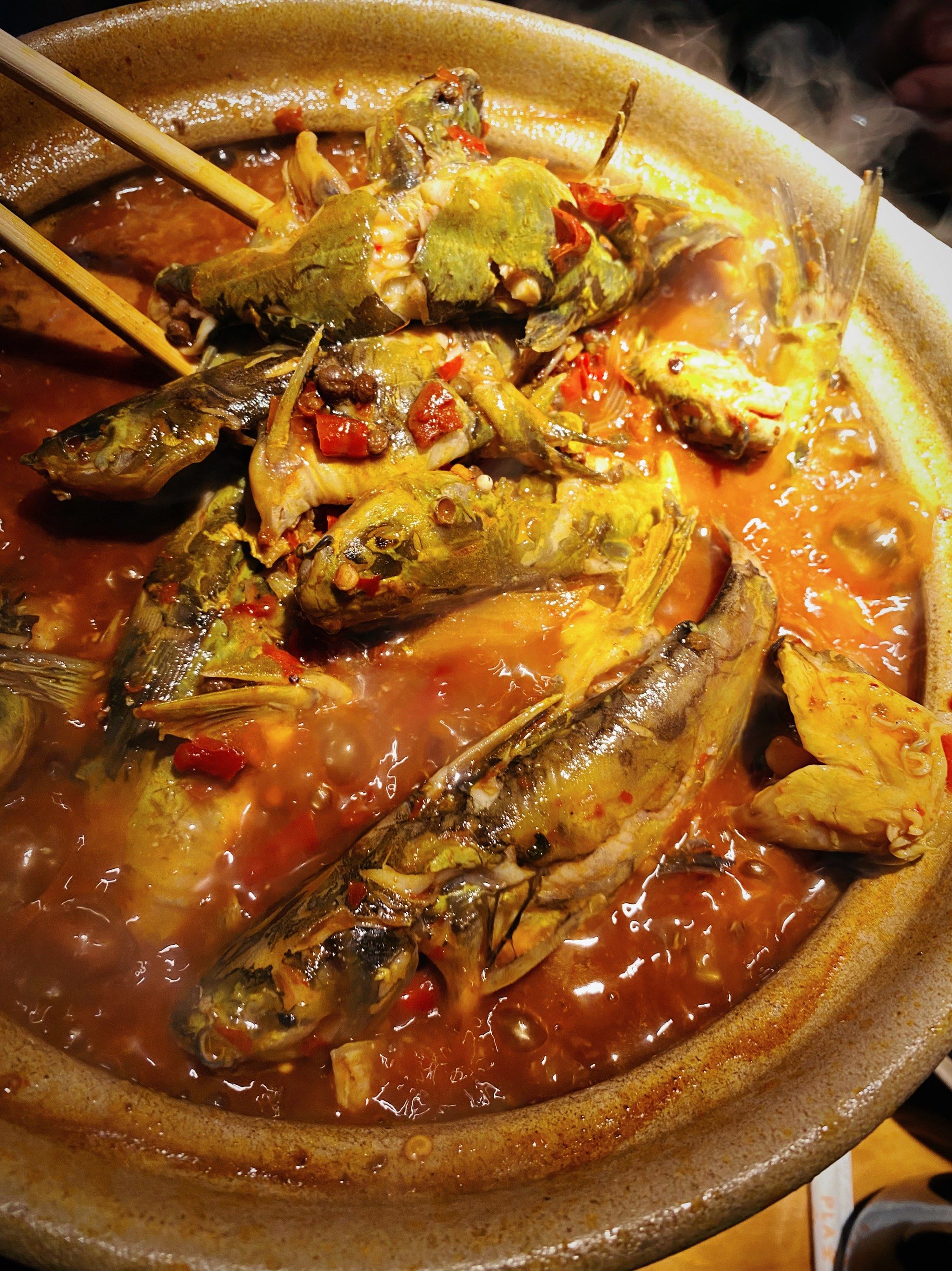 黄辣丁,一下子就吃了十几条,太过瘾了