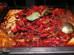 重庆豆花烤鱼-探鱼·鲜青椒爽麻烤鱼(朝阳悠唐广场店)