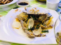 姜葱炒蛏子-快乐海鲜城(虎泉街店)