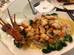 芝士青龙焗意面-顺德美的万豪酒店·自助餐·贡厨