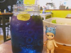 -蝶豆花蓝面条