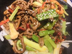 干锅鸭肠-华盛园卷子王农家菜水库鱼