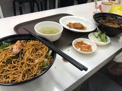 虾爆鳝面-常熟炒浇面馆(蓝旗街店)