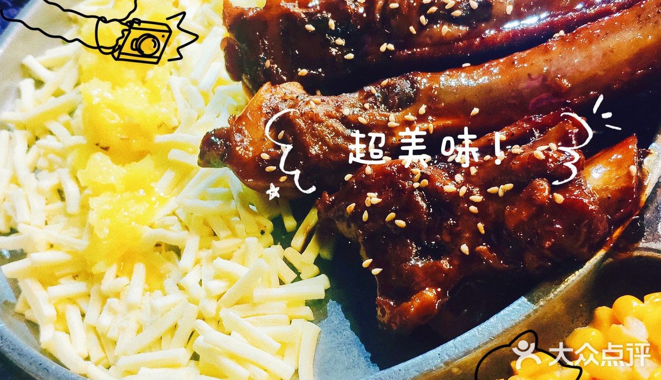 超长拉丝的韩国芝士肋排，爱芝士的进