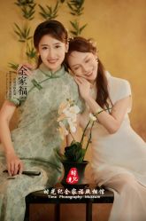 -时光纪亲子全家福照相馆(静安店母女写真父母纪念照)