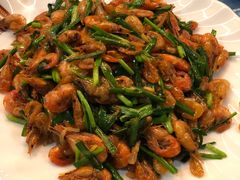 韭菜炒虾-瑞丰园庭院餐厅·白族传统家常菜