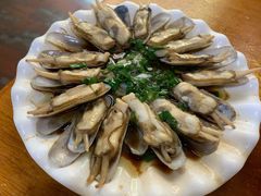 葱油蛏子-温州一家人美食(西木头市店)