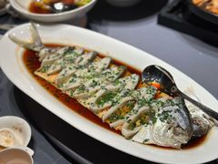 葱香海金鲳鱼-狮王府淮扬菜(万象城店)