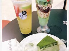 -36抹茶·千层与鲜果茶(欢乐海岸店)