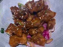 蒜香蜜汁排骨-绿茶餐厅(华联万柳店)