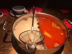 暖心牛肚鸳鸯锅-左庭右院鲜牛肉火锅(新梅广场店)