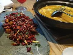 歌乐山辣子雪花牛肉-莲·中餐厅(成都首座万豪酒店)