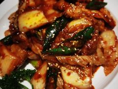 五花肉炒泡菜-青松馆韩国料理(香港中路佳世客店)