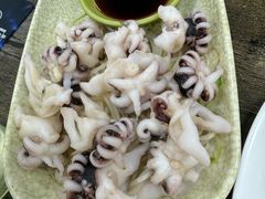 芥末白灼八爪鱼-贞姨美食·老字号海鲜大排档