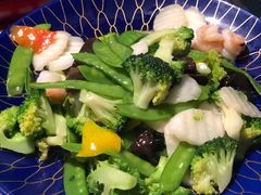 橄榄油炒时蔬-龙咏记四季家福烤鸭中餐厅(滨湖店)