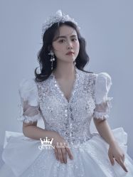 点击看大图 -艾拉·女王婚纱礼服馆