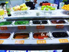自助调料区-韩大地海鲜自助烧烤城(黄兴路步行街店)
