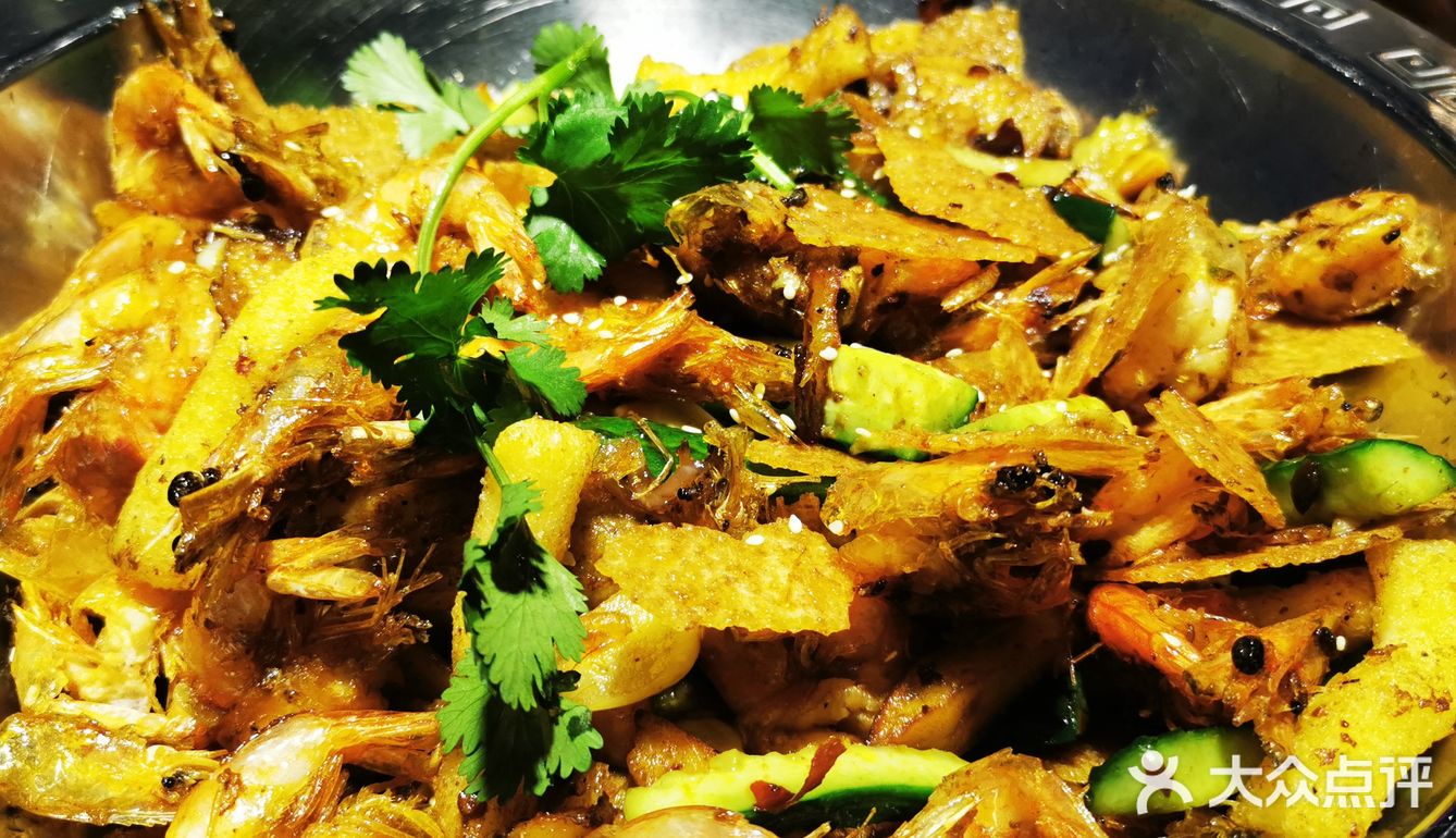 里面的芋头条味道很好！