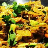 里面的芋头条味道很好！