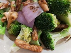 西兰花炒土鱿-苏记美食(张槎一路店)