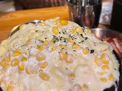 芝士玉米鸡蛋羹-包装马车·韩国料理·포장마차