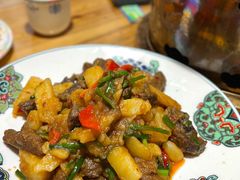 牛肉土豆条-老阿妈乌海蒙餐馆(锦馨园小区店)