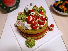 圣诞特别款裸蛋糕-乡田小墅(展览馆路JK FUN商城店)