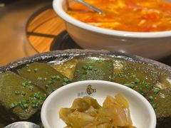 铁板野菜豆腐-农厨好味·温泉鹅·农家菜
